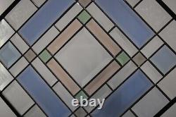 100 % beveles Stained Glass Panel 16 1/2 16 1/2HMD