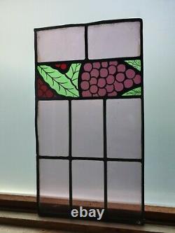 12 Antique Art Deco Stained Glass Reclaimed Window Panels