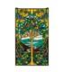 19.75 x 33.75 Tiffany Style stained glass window panel Tree of Life HF245