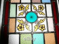 1930 Stained Glass Door Panels Or Sidelights Hand Painted Classic Maidens