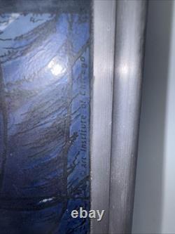 1970's Marc Chagall Stained Glass Panel America Windows Art Institute Of Chicago