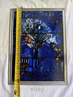 1970's Marc Chagall Stained Glass Panel America Windows Art Institute Of Chicago