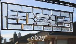 2 Avail- Stained Glass Window Panel-Sidelight/Transom? 36 1/2 X 8 1/2 HMD-US