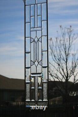 2 Avail- Stained Glass Window Panel-Sidelight/Transom? 36 1/2 X 8 1/2 HMD-US