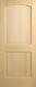 2 Panel Arch Top Clear Pine Stain Grade Solid Core Interior Wood Doors Prehung
