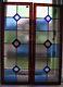 2 leaded light stained glass windowithdoor panels (possibly Victorian). R706