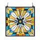 20 Square Panel Stained Glass Window Hanging Panel Suncatcher
