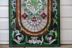 20 x 34.25 Stunning Handcrafted stained glass panel