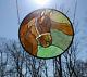 20Dia Round Horse Head Handcrafted Stained Glass Suncatcher Panel