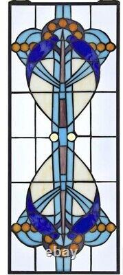 22 Modern Geometrics of Simplicity Tiffany style Stained glass Window Panel