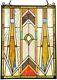 24.6 x 17.7 Royal Mission Tiffany Style Stained Glass Window Panel Home Decor