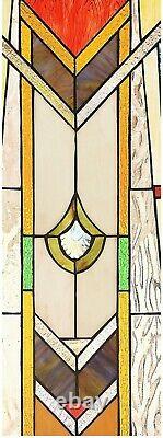 24.6 x 17.7 Royal Mission Tiffany Style Stained Glass Window Panel Home Decor