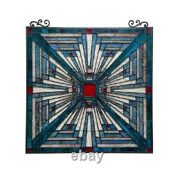 25 Crossroads Mission Tiffany Style Stained Glass Window Panel