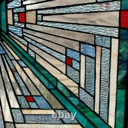 25 Crossroads Mission Tiffany Style Stained Glass Window Panel