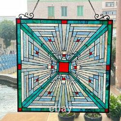 25 Crossroads Mission Tiffany Style Stained Glass Window Panel