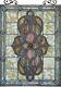25 Floral Avalion Tiffany Style Stained Glass Window Hanging Panel