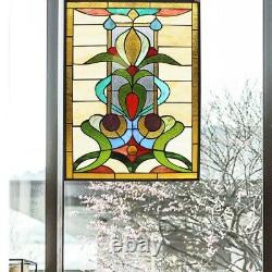 25 x 18 Tiffany-Style Hidden Anthem Stained Glass window Panel