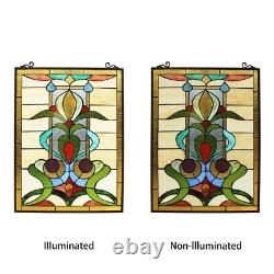 25 x 18 Tiffany-Style Hidden Anthem Stained Glass window Panel