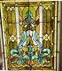 25x18 Victorian Royal Tiffany style stained glass window panel