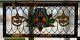 30L Oakley Amber Tiffany-Style Stained Glass Pub Window Panel