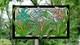 34L x 20H Tiffany Style stained glass window panel Iris Flowers HF203469
