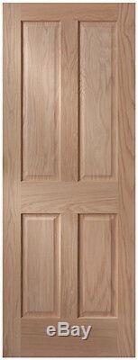 4 Panel Craftsman Raised Panel Red Oak Stain Grade Solid Core Interior Doors