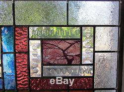 4 Seasons Winter Spring Summer Fall Stained Glass Window Panel EBSQ Artist