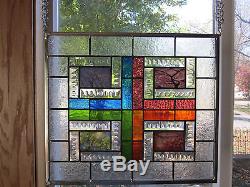 4 Seasons Winter Spring Summer Fall Stained Glass Window Panel EBSQ Artist