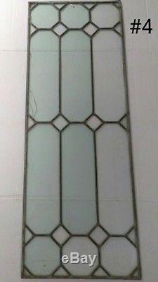 (4) Vintage Stained Glass Window Panels From California Country Estate Sale