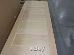 5 Panel Clear Pine Craftsman Raised Panel Stain Grade Solid Core Interior Doors