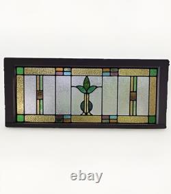 ANTIQUE STAINED GLASS WINDOW, COAL REGION PA, 1920s VG CONDITION