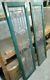 ANTIQUE VTG Beveled Lead Stained Glass Sidelight Window Panels Local Pickup