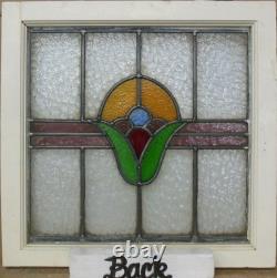 Abstract Old English Leaded Stained Glass Window 20.25 X 20 Abstract Old English Leaded Stained Glass Window 20.25 X 20