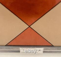 After FRANK LLOYD WRIGHT Stained Glass Panel MAY BASKET