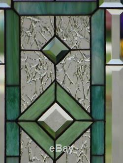 After the Storm 20 ½ x 10 ½Beveled Stained Glass Window Panel