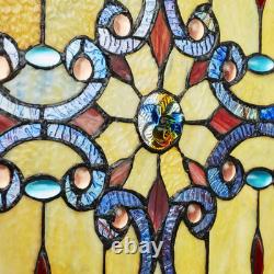 Amber Stained Glass Brandi'S Window Panel
