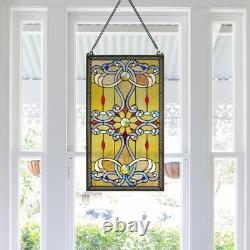 Amber Stained Glass Brandi'S Window Panel