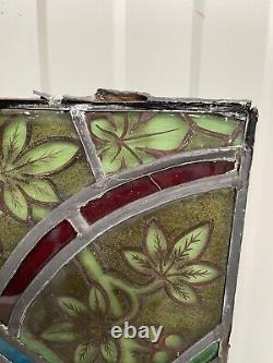 Antique Stained Glass Church window panel (2)