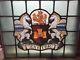 Antique Stained Glass Panel with Exeter Coat Of Arms Dates Circa 1880-1900