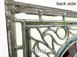 Antique Stained Glass Portrait Bishop James Fraser Manchester Victorian Panel