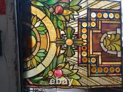 Antique Stained Glass panel