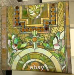 Antique Stained Glass panel