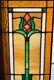 Antique Stained Leaded Glass Window panel 20 x 10