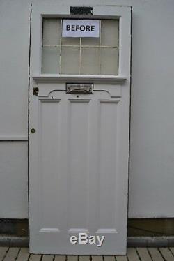 Art deco leaded light stained glass front door NEW PANEL! R870. Delivery option