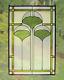 Arts and Crafts Ginkgo Stained Glass Panel