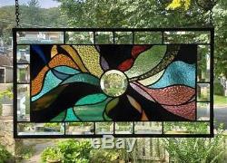 BEYOND THE BEVEL Stained Glass Window Panel(Signed and Dated)
