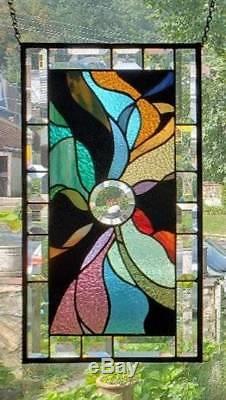 BEYOND THE BEVEL Stained Glass Window Panel(Signed and Dated)