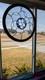 BID $165 & WIN! -LOVE SYMBOLIZED GORGEOUS! MODERN With STAIN GLASS PANEL. 21 DIA