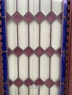 Beautiful Antique Stained Glass door panel (nr 1)