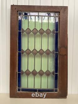 Beautiful Antique Stained Glass door panel (nr 1)